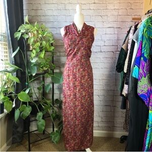 Handmade Vintage 90s Wrap Dress
